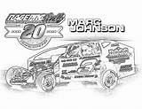 Coloring Pages Zone Fan Modifieds Race sketch template