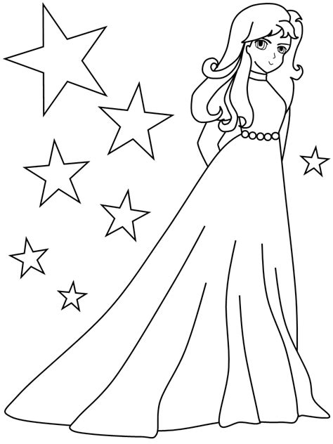 fashion coloring pages  girls printable coloring home