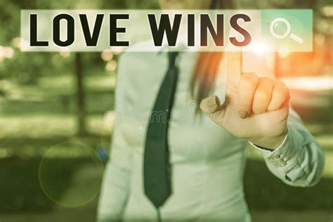 Writing Note Showing Love Wins Business Photo Showcasing Used To