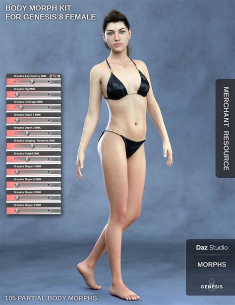 body morph kit for genesis 8 female render state