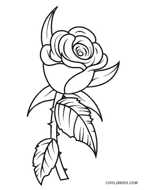 printable flower coloring pages  kids coolbkids