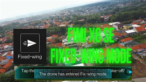 fimi  se fixed wing mode flight control firmware update youtube