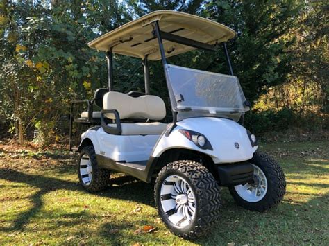 yamaha drive efi fuel injected gas golf cart custom wheels  seater lifted  sale  united