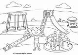Playing Playground Park Drawing Coloring Children Clipart Kids Pages Swing Outline Slide Drawings Kid Worksheets English Getdrawings Color Printable Clip sketch template