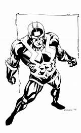 Marvel Bolt Comic Comics Super Inhumans Héros Atkins Blackbolt Robert Draw Personnages Heroes Character Coloriage Flèche Noire Drawing Bart Sears sketch template