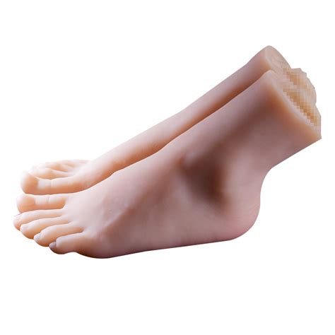 Wholesale Podophilia Male Masturbation 1 Pair Artificial Foot With