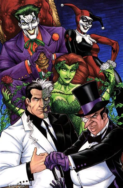 Batman Rogues By Wolfehanson Batman Joker Wallpaper Dc Comics