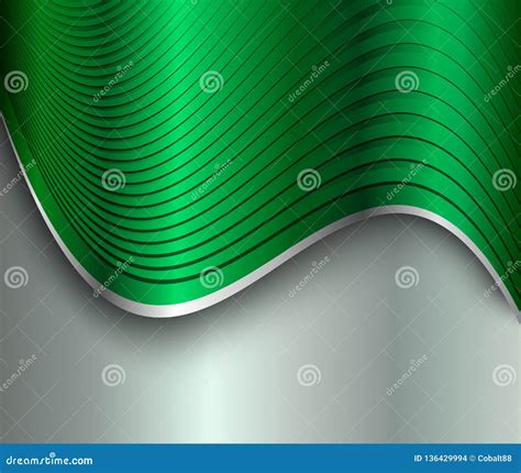 background silver green stock vector illustration  elegant