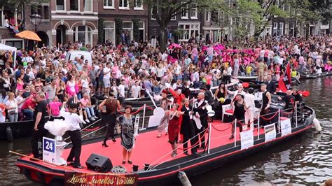 gay pride canal parade 2017 in amsterdam youtube