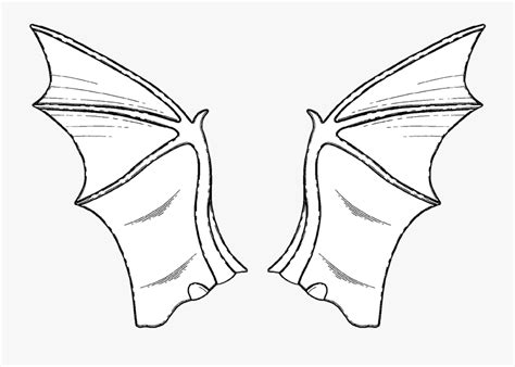 bat wing pattern printable illustration  transparent clipart