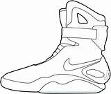 Shoes Pages Coloring Nike Printable Getcolorings sketch template