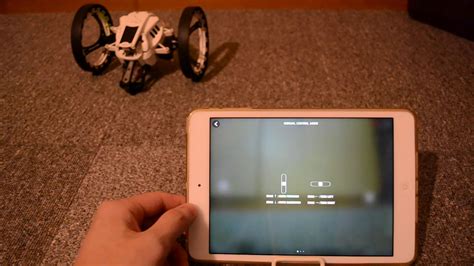 drone controller  parrot jumping drone ipad controlling ios app youtube