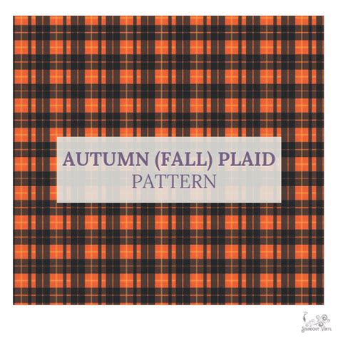 autumnfall plaid pattern choose adhesive  htv standout vinyl