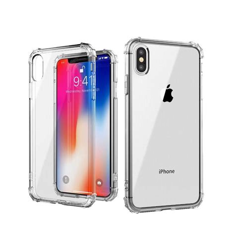 iphone xs max case cover clear shockproof goldentechie