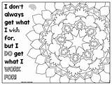 Mindset Growth Coloring Pages Affirmations Grades Upper Color Choose Board Preschool sketch template