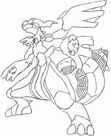 Zekrom Pokemon Colouring Pages sketch template