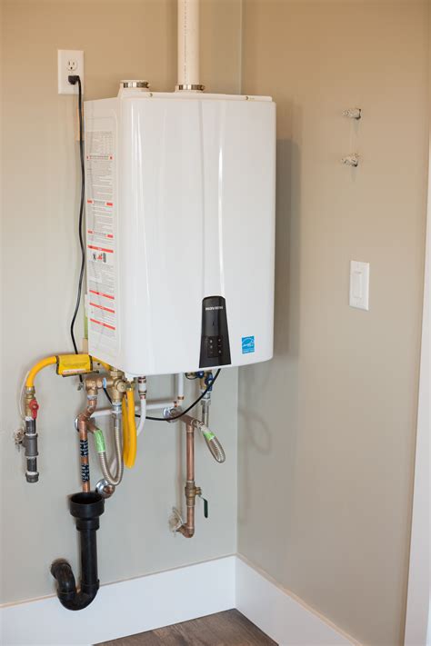 natural gas  efficiency tankless hot water heater  endless hot water building