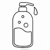 Shampoo Clipart Soap Hand Pages Sanitiser Template Coloring Icon Drawing Santizer Washing Detergent Icons Toiletries Transparent sketch template