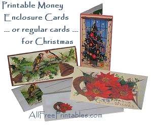 printable money gift cards  greeting cards  christmas