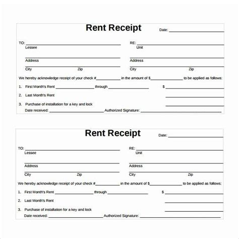 car rental receipt sample