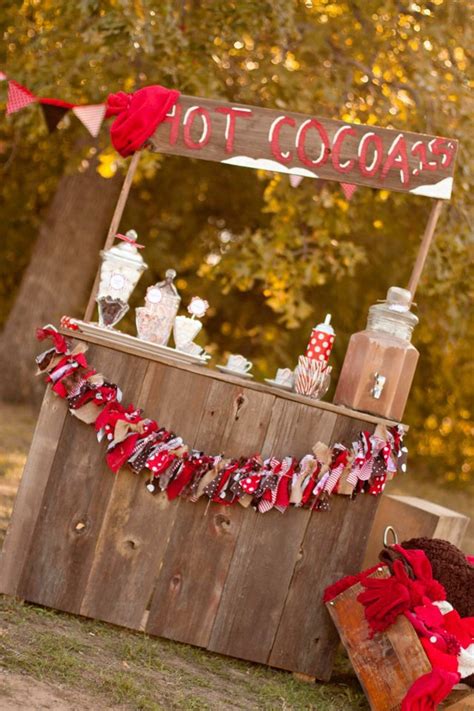 hot cocoa stand party feature