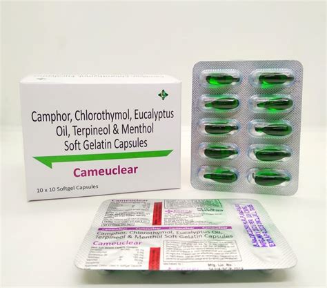 camphor steam inhalant capsulecameuclear pharma franchise pchpl