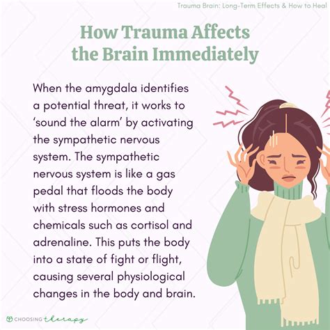 trauma affect  brain