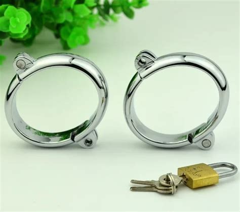 buy stainless steel metal bondage female handcuffs