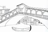 Ponte Destinos Rialto Veneza Lalarebelo Lindos Livro Viagens Itália sketch template