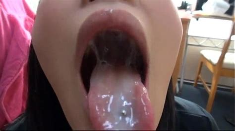 Gokkun Japanese Girl Eating Cum