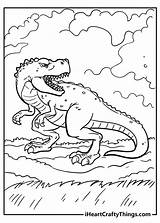 Tyrannosaurus Rex sketch template