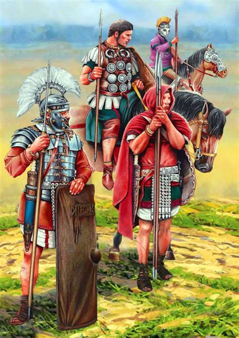 roman army units   western provinces legionary cavalrymen