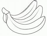 Banana sketch template