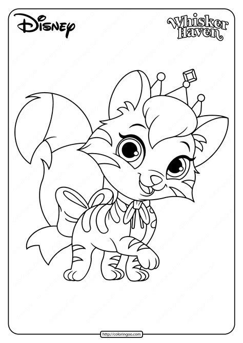 printable palace pets midnight  coloring pages