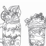 Coloring Foodie sketch template