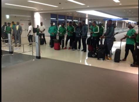 nigeria s dream team arrive seoul ahead of korea tourney photos