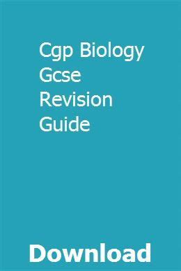 cgp biology gcse revision guide revision guides gcse revision gcse