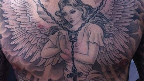 Top 77 Angel Chest Tattoos For Men Vn