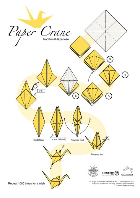 printable origami crane instructions  printable world holiday