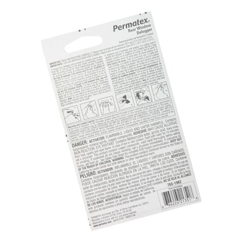 permatex  electrically conductive rear window defogger tab adhesive sin  ebay