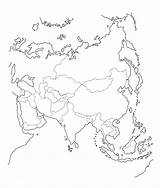 Asia Mapa Del Dibujo Croquis Mapas Mundo Reproduced sketch template