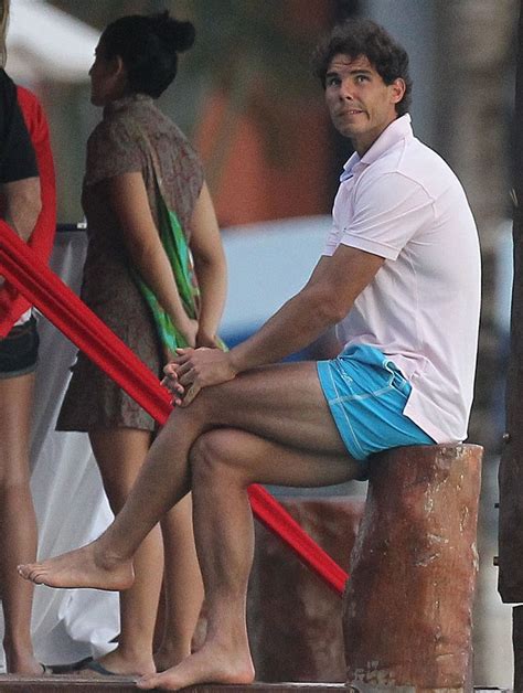 rafael nadal doesn t have a care in the world as he hits the beach in