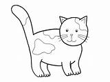 Cat Coloring Pages Printable Cats Print Colouring Clipart Color Preschool Preschoolers Clip Cute Library Cliparts Sheet Getcolorings Getdrawings sketch template