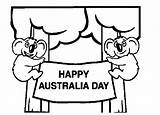Australia Coloring Happy Pages Flag Colouring Australian Print Clip Printable Kids Clipart Aussie Coloringpagebook Popular Book Library Related Coloringhome sketch template