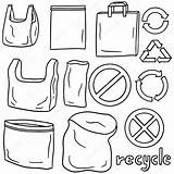 Plastic Bag Vector Icon Recycle Drawing Set Stock Hotmail Depositphotos Getdrawings sketch template