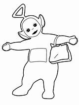 Teletubbies Coloring Pages Tinky Winky Kids sketch template