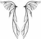 Fairy Wings Drawing Drawings Wing Tattoo Visit Faerie Designs sketch template