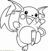 Raichu Coloriage Pokemon Imprimer Benjaminpech Pokémon Bagarre sketch template