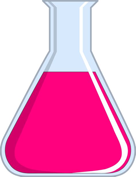 test tube  pink liquid transparent png stickpng