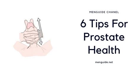 6 tips for prostate health youtube